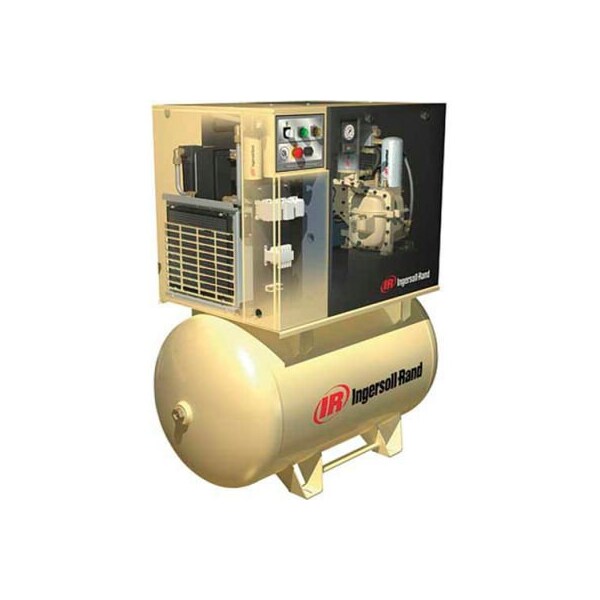 Ingersoll-Rand Ingersoll Rand UP6-7.5TAS-150, 7.5 HP, Rotary Screw Comp, 80 Gal, Horiz., 150 PSI, 25 CFM, 3PH 460V UP6-7.5TAS-150 460/3 80 - main
